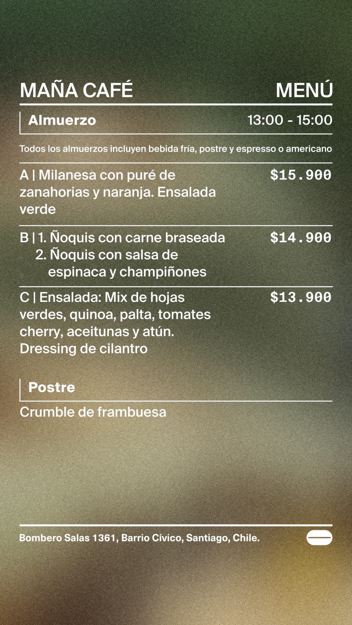 Menú semanal